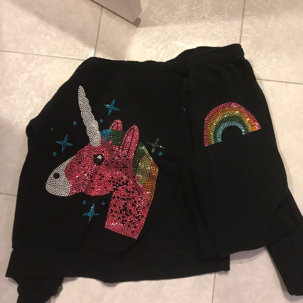 Unicorn jacket with pants